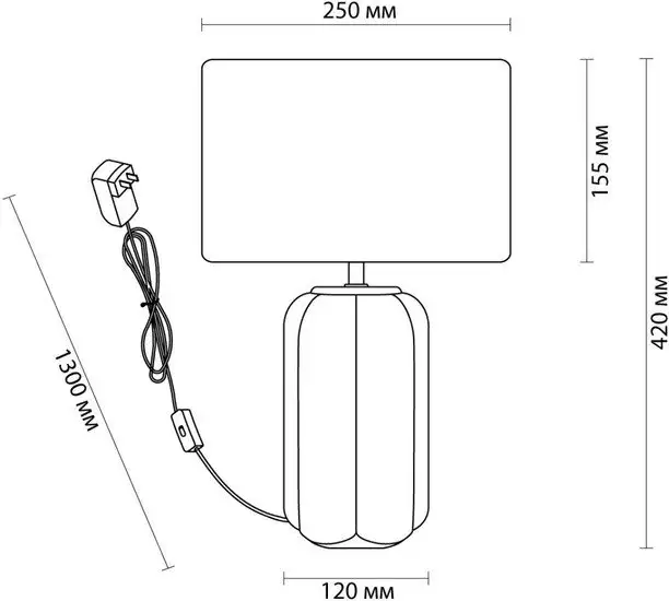 Настольная лампа Lumion Chi 5665/1T – фото товара