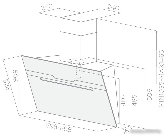 Кухонная вытяжка Elica Majestic BL/A/90 [PRF0116967] - фото товара