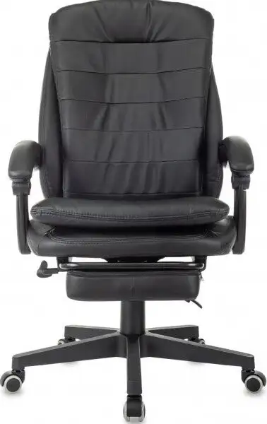 Офисное кресло Бюрократ T-9950MSG-F (черный, экокожа) – фото товара
