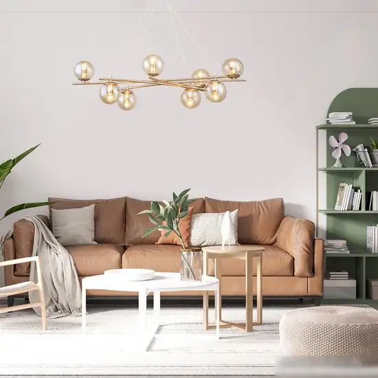 Подвесная люстра Escada Balance 1119/8S E14*40W Gold – фото товара