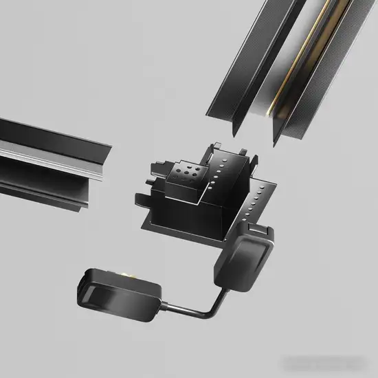 Коннектор питания шинопровода Maytoni Technical Radity TRA084CL-12B – фото товара