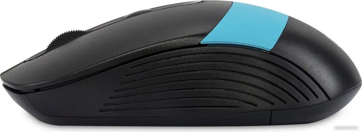 Мышь Oklick 310MW (черный/голубой) – фото товара