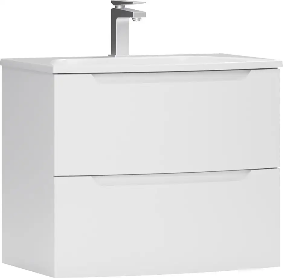 Belux Тумба под умывальник Ганновер НП 70-02 (1, белый глянец) – фото товара