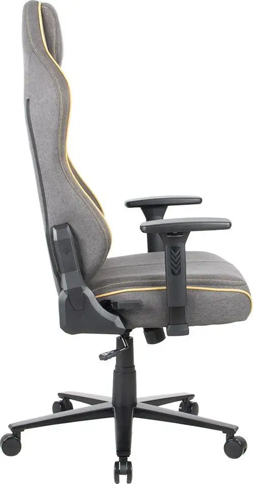 Игровое (геймерское) кресло CHAIRMAN CH31 (ткань, темно-серый/желтый кант) – фото товара