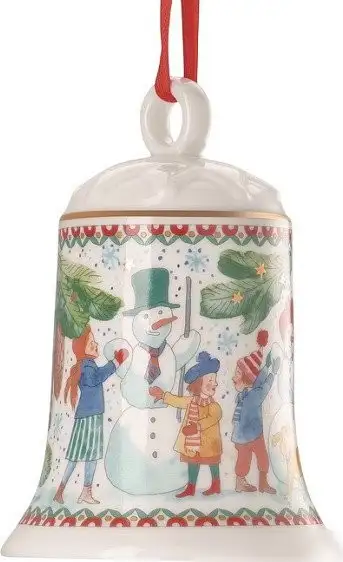 Елочная игрушка Hutschenreuther Christmas games Колокольчик 02250-727496-27916 – фото товара