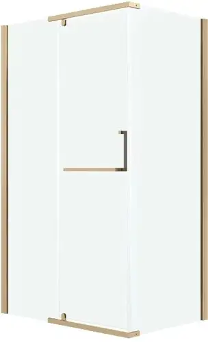 Душевой уголок Grossman Pragma 110x80x195 120.K33.03.1180.32.00 (золото сатин/прозрачное стекло) - изображение в каталоге