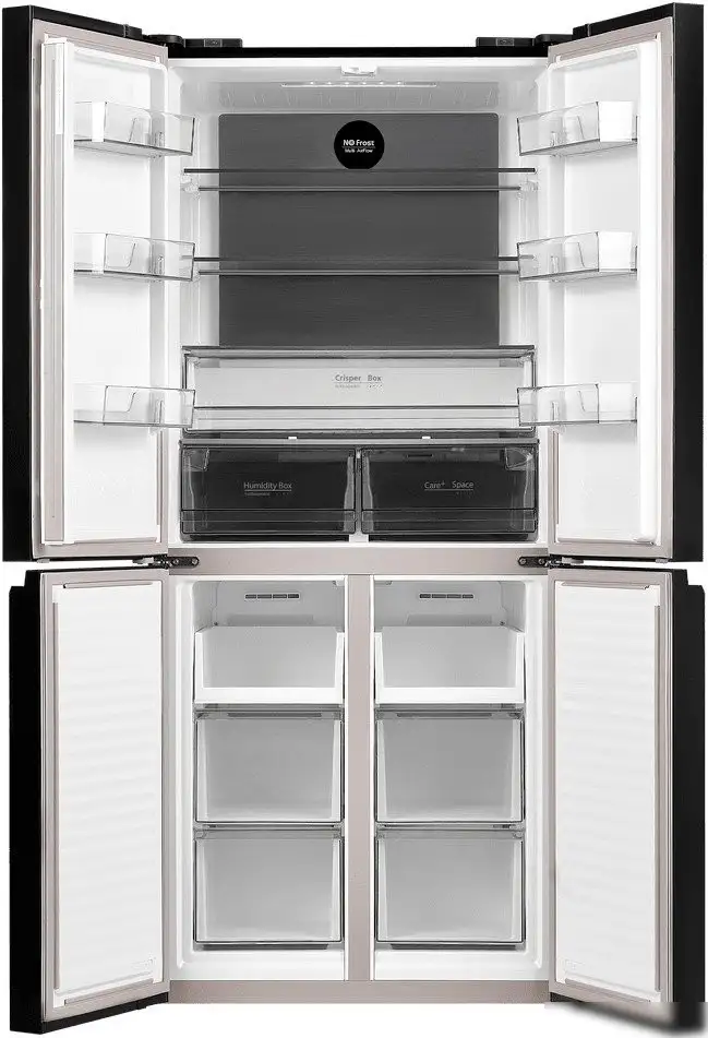 Четырёхдверный холодильник MAUNFELD MFF183NFBE - фото товара