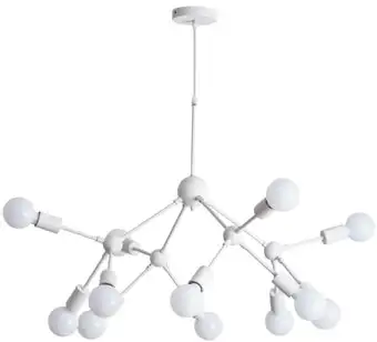 Люстра средней высоты Arte Lamp Matrix A3064SP-12WH – изображение в каталоге