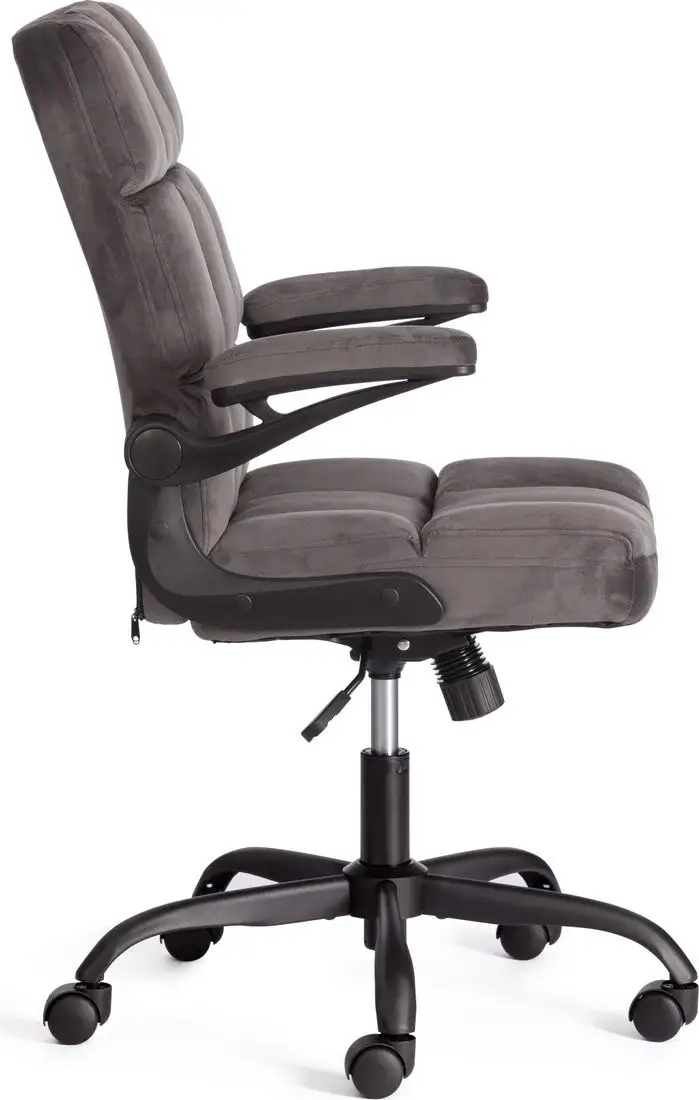Офисное кресло TetChair Lugano (велюр, темно-серый) – фото товара