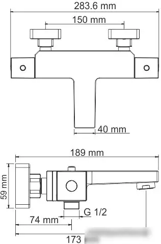 Смеситель Wasserkraft Аlme 1511 Thermo - фото товара