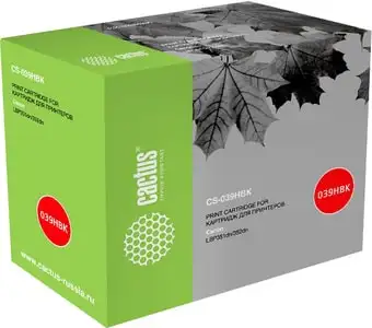 Картридж CACTUS CS-039HBK (аналог HP Canon 039H) – изображение в каталоге