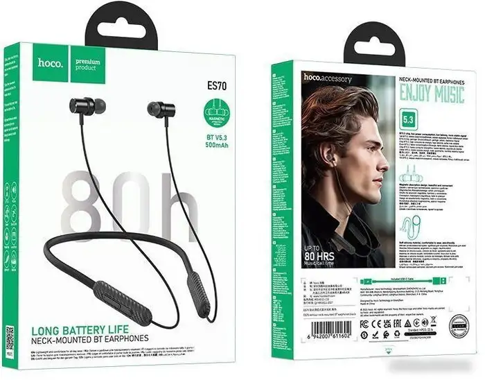 Наушники Hoco ES70 (черный) – фото товара