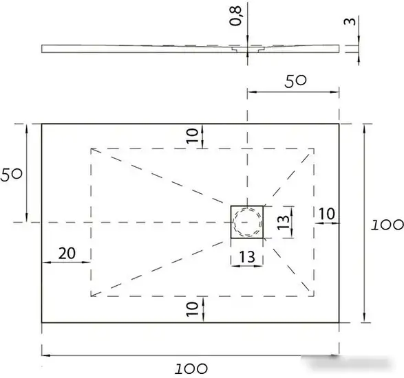 Душевой поддон Aquanet Pleasure New 100x100 258889 100x100 - фото товара