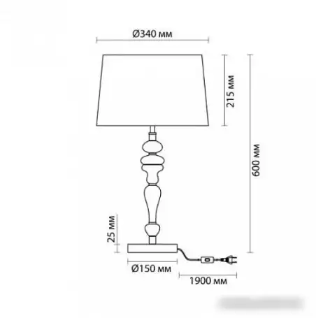 Настольная лампа Odeon Light Homi 5040/1T – фото товара