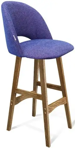 Стул Sheffilton SHT-ST34/S65 (синий мираж/светлый орех) – изображение в каталоге