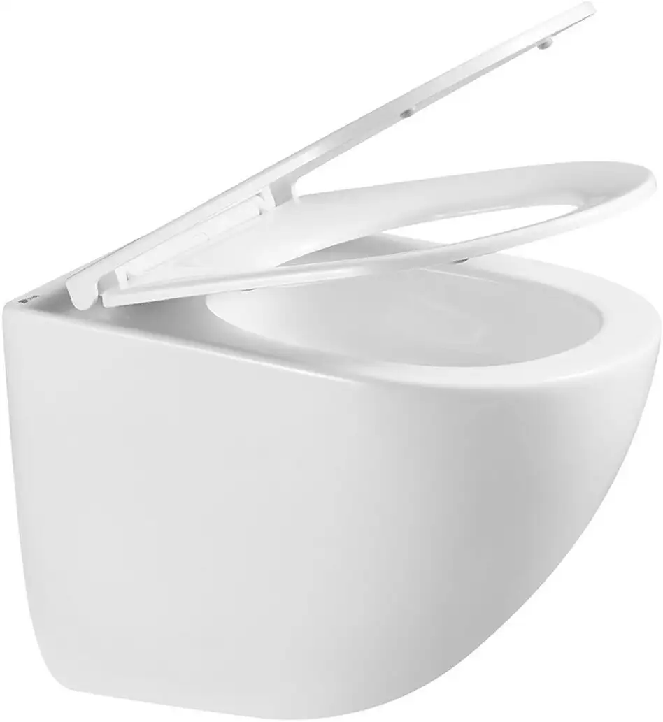 Унитаз подвесной Lemark Glazer 9614003 (белый глянец, с сиденьем) - фото товара