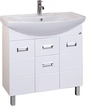 Onika Тумба под умывальник Балтика 80.14 (белый) [108023] – изображение в каталоге