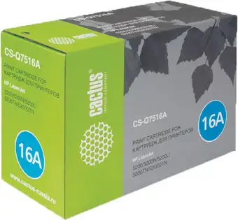 Картридж CACTUS CS-Q7516A (аналог HP Q7516A) – изображение в каталоге