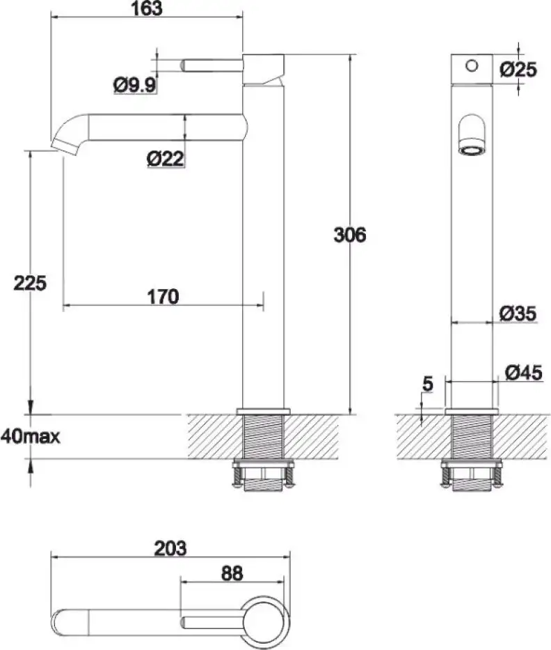 Смеситель Whitecross Y Y1212NIB (брашированный никель) - фото товара