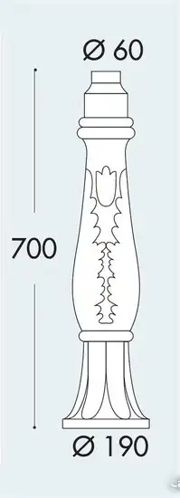 Фонарный столб Fumagalli LafetR 000.162.000.A0