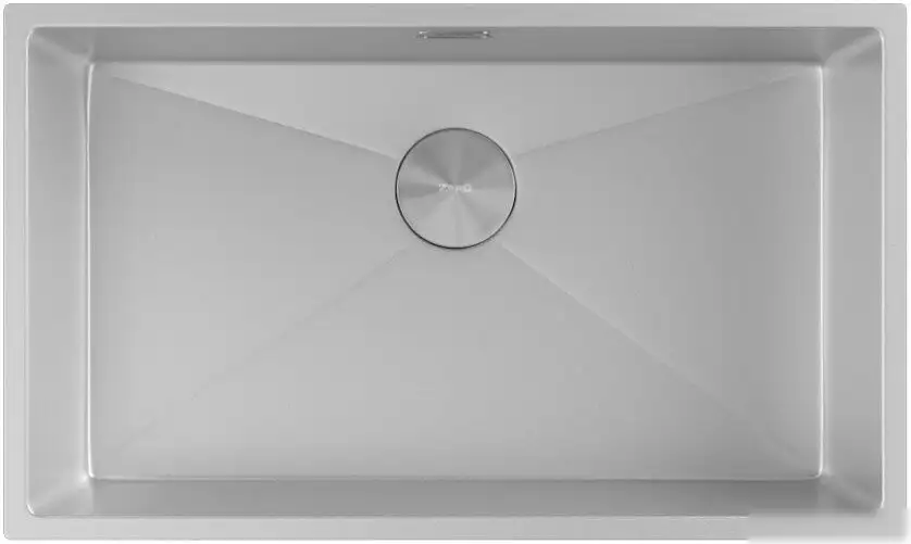 Кухонная мойка ZorG Zerox 74 U / IF Zurinox Steel - фото товара