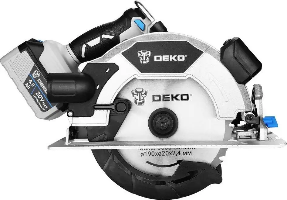Дисковая (циркулярная) пила Deko CS20 PRO 084-1157 (с 1-им АКБ) – фото товара