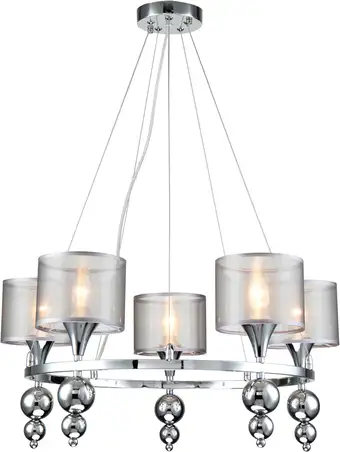 Подвесная люстра Escada 1130/5S E14*40W Chrome – изображение в каталоге