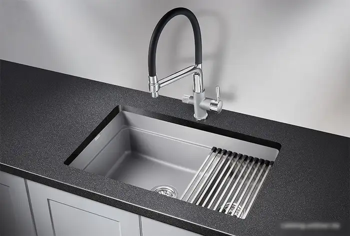 Кухонная мойка Granula KS-7304 (алюминиум) - фото товара