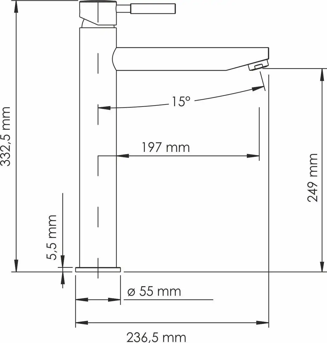Смеситель Wasserkraft Wern 4203H - фото товара
