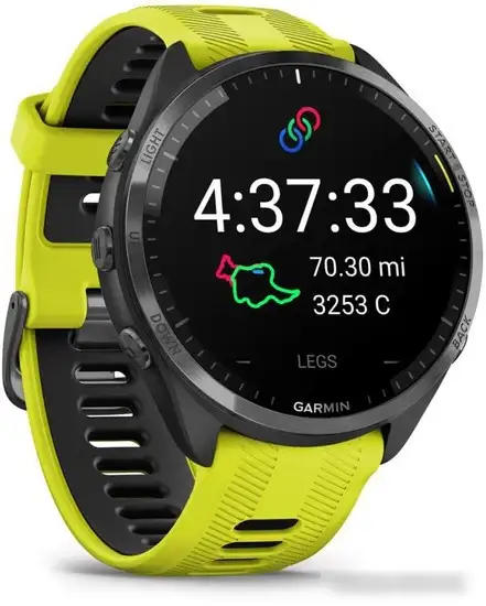 Умные часы Garmin Forerunner 965 (черный/желтый) – фото товара