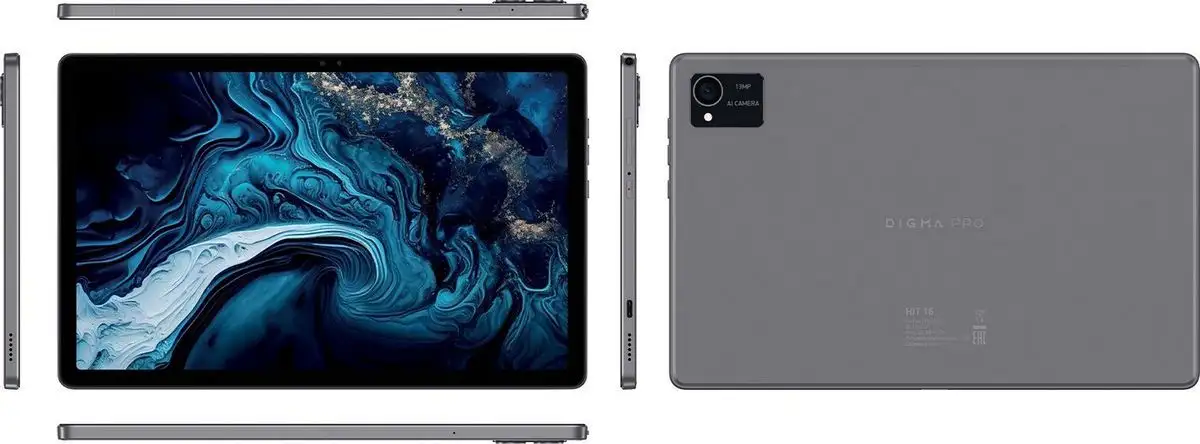 Планшет Digma Pro HIT 16 8GB/256GB (серый) – фото товара