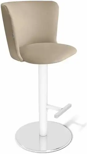 Стул Sheffilton SHT-ST36/S128 (ванильный крем/хром/белый муар) – изображение в каталоге