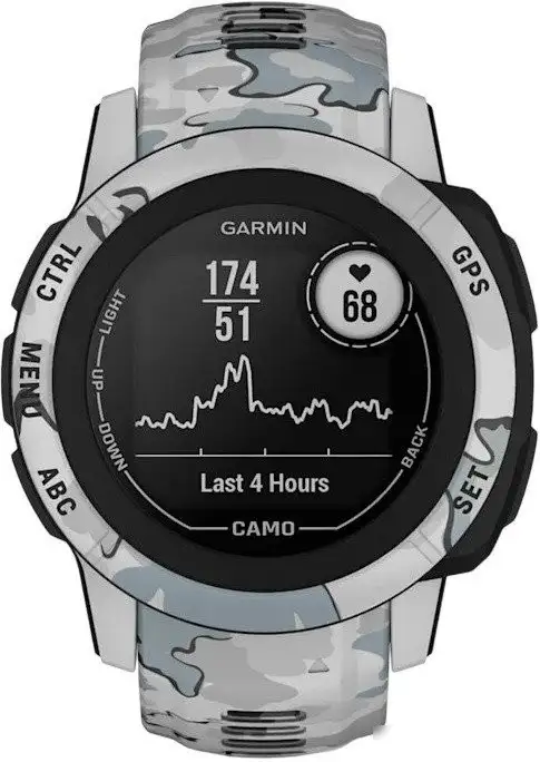 Умные часы Garmin Instinct 2S Camo Edition (серый камуфляж) – фото товара