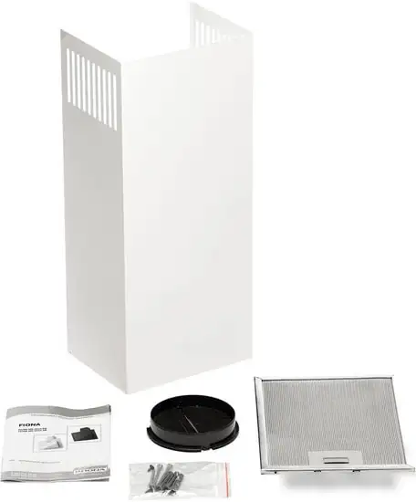 Кухонная вытяжка Krona Fiona 600 PB (белый) - фото товара