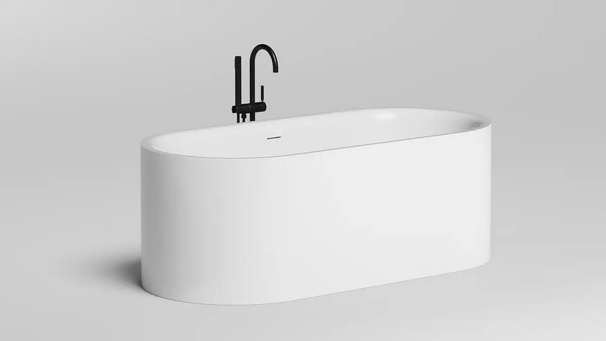 Ванна Salini Perla 170x80 1049201M (S-Stone, матовый) - фото товара