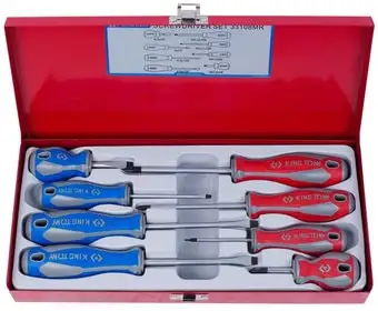 Набор отверток King Tony 33108MR (8 предметов) – изображение в каталоге