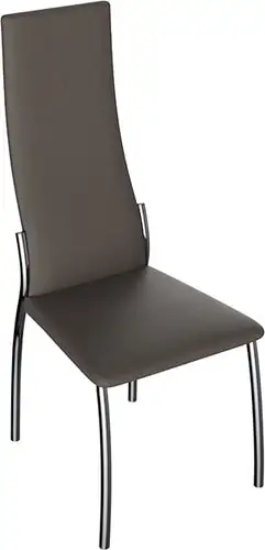 Стул Трия Кредо (хром/кожзам коричневый шоколад 797) – изображение в каталоге