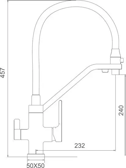 Смеситель Gappo G4317-8 - фото товара