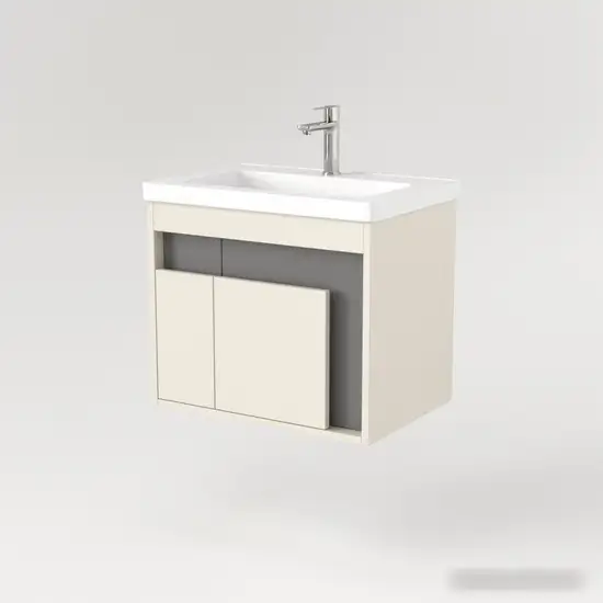 Дабер Тумба под умывальник 016 Тобага/Эридан/Артвин 60 Т16.6Т.0.19 (бежевый/серый) – фото товара