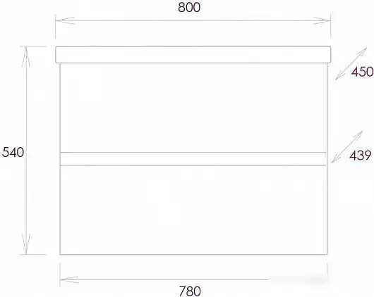 Onika Тумба под умывальник Эвада 80 108058 – фото товара