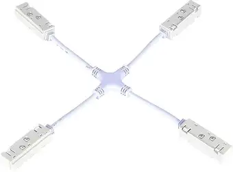 Коннектор питания шинопровода ST Luce X-образный для однофазного магнитного шинопровода ST006.569.00 – изображение в каталоге