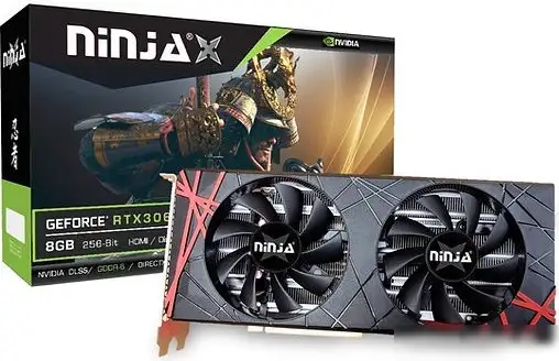 Видеокарта Ninja GeForce RTX 3060 Ti 8GB GDDR6 V.2 NF306TI86F – фото товара