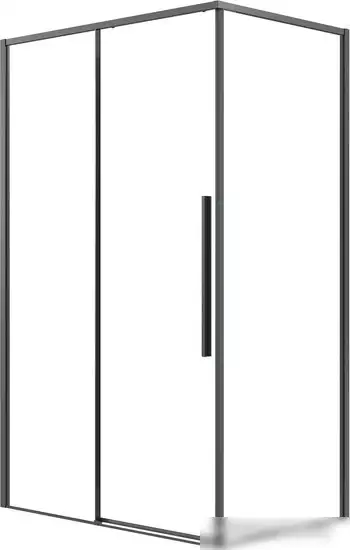 Душевой уголок Grossman Galaxy 110x70x195 120.K33.01.1170.42.00 (графит сатин/стекло прозрачное)