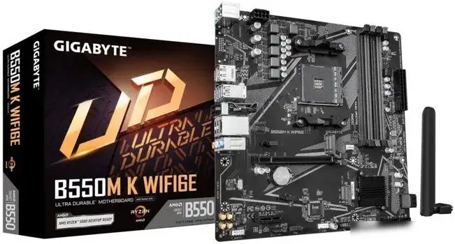 Материнская плата Gigabyte B550M K WiFi6E (rev. 1.2) – фото товара