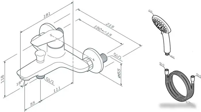 Смеситель AM.PM Joy F85E15000 - фото товара