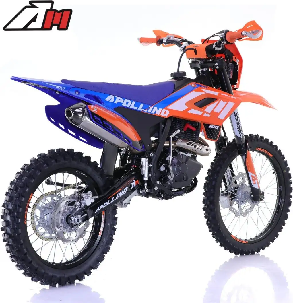 Мотоцикл Apollino Enduro AM 300 21/18 (оранжевый/синий) – фото товара