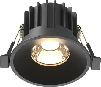 Точечный светильник Maytoni Round DL058-12W3K-B – изображение в каталоге