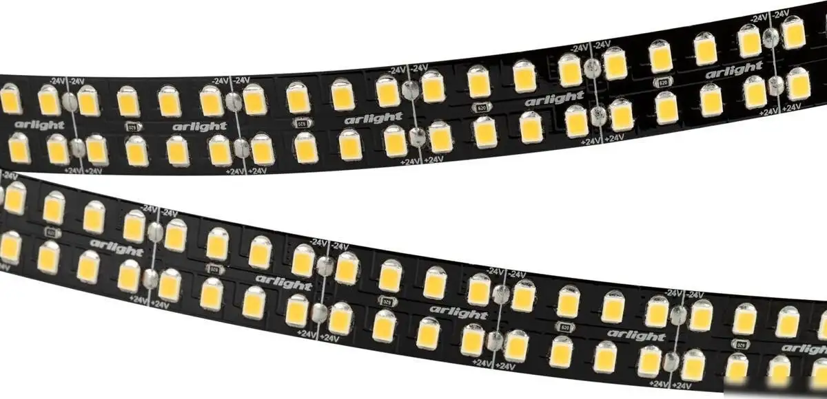 Светодиодная лента Arlight 24W/m 320LED/m 2835SMD дневной белый 5M RT-A320-BLACK-15mm 24V Day4000 032608(2) – фото товара