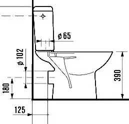 Унитаз Jika Zeta без крышки [8.2539.6.000.242.9] - фото товара