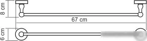 Держатель для полотенца Wasserkraft Diemel K-2230 – фото товара